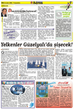 SPOR:  Yelkenler Güzelyalý'da þiþecek!