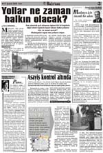 Yollar ne zaman halkýn olacak...** Ahmet Emin Yýlmaz ** Tevhide Türken
